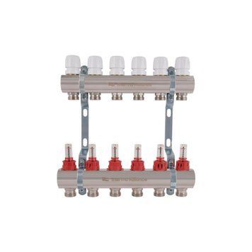Колектор з витратомірами Thermo Alliance Standart 1" 6 виходів SD235W6 SD00021384 фото