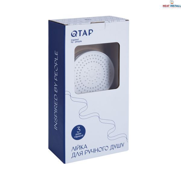 Лійка для ручного душу Qtap Rucni D 130 мм округла QTRUC125CRM45950 Chrome SD00052074 фото