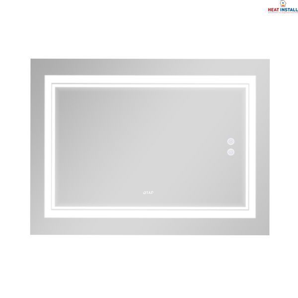 Дзеркало Qtap Cardinal 1000х700 з LED-підсвічуванням Touch, з антизапотіванням, з димером, рег. темп. кольору (3000-6500K) QT0478C10070 SD00052326 фото