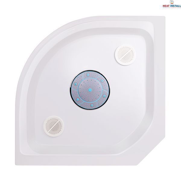 Гідромасажний бокс Lidz Tani SBM90x90.SAT.LOW.FR, скло Frost 4 мм SD00051594 фото