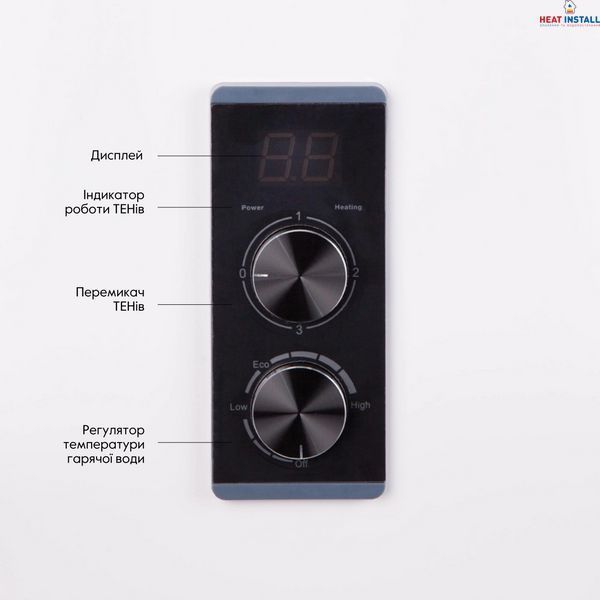 Водонагрівач електричний Thermo Alliance 30 л плоский вертикальний, сухий ТЕН 2 кВт (0,8+1,2) DT30V20G(PD)-D/2 SD00046725 фото