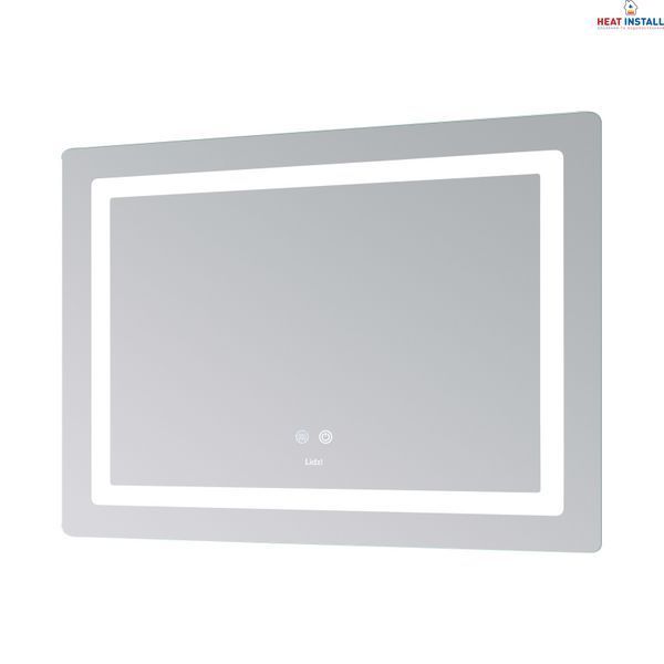 Дзеркало Lidz Kubis (KU2) 1200х800 з LED-підсвічуванням Touch, з антизапотіванням, з димером, рег. яскравості LDKUB120080049007 SD00055131 фото