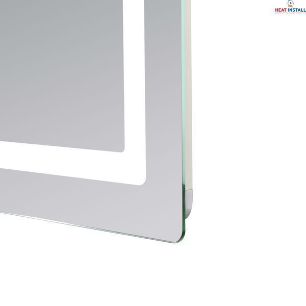 Дзеркало Lidz Kubis (KU2) 1200х800 з LED-підсвічуванням Touch, з антизапотіванням, з димером, рег. яскравості LDKUB120080049007 SD00055131 фото