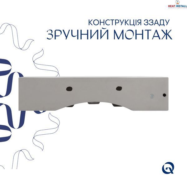 Комплект Qtap Nando LT: Раковина підвісна прамокутна 610х420х140 мм White + Донний клапан PU02O SD00053450 фото