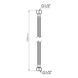 Шланг для води Thermo Alliance Standart 150 см NYLON 1/2"x1/2" ВВ TAS387W150 SD00052983 фото 2