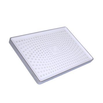 Стельова лійка Qtap (305x210x40) для душової системи Presto Chrome/White QTPRE30521040CRW50580 SD00056704 фото