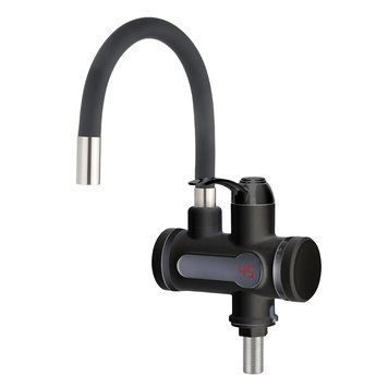 Проточник SDR-G15T-Black кухня поворотний гнучкий вилив (3,0 кВт + датчик темп.)  1055373 фото