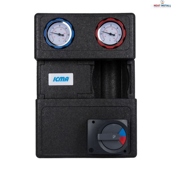Насосна група Icma №R001 1 1/2"x1" підключення праворуч, без насоса 93R001AFD53SC SD00054617 фото