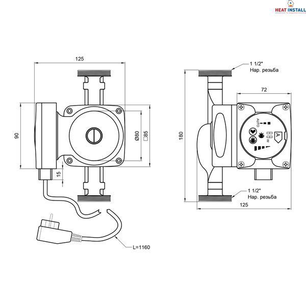 Насос циркуляційний Thermo Alliance LPSA 25/60/180 SD00047141 фото
