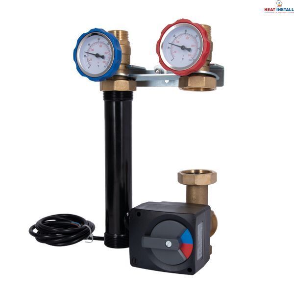 Насосна група Icma №R001 1 1/2"x1" підключення праворуч, без насоса 93R001AFD53SC SD00054617 фото