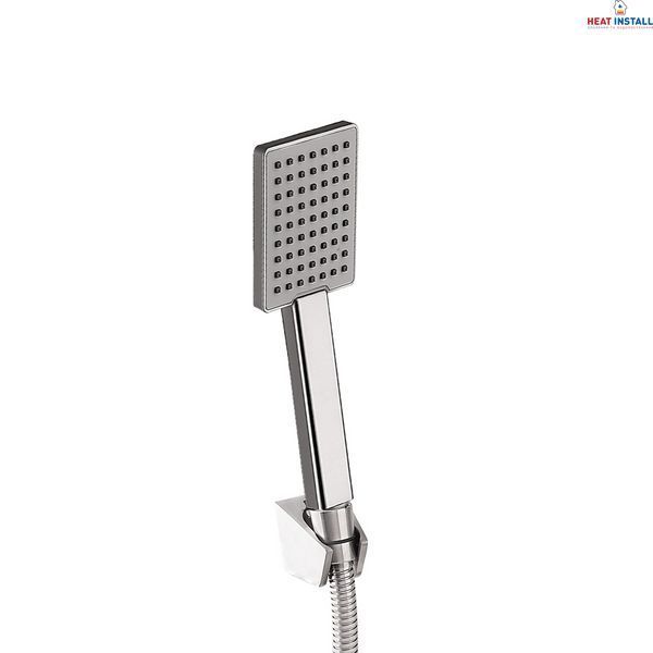 Змішувач для душу Lidz Kubis 010 (з душовим гарнітуром) (k35) LDKUB010NKS28535 Nickel SD00034632 фото