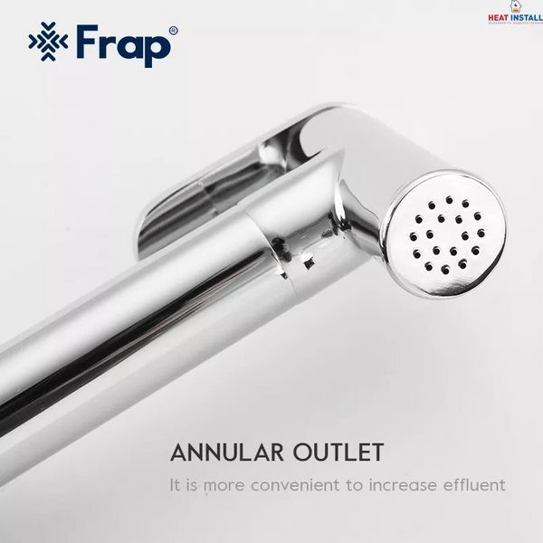 Гігієнічний душ Frap F7516 з паперотримачем та поличкою, хром 1036524 фото