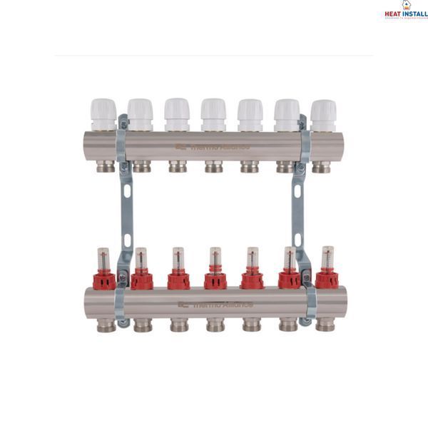 Колектор з витратомірами Thermo Alliance Standart 1" 7 виходів SD235W7 SD00021385 фото