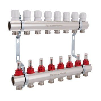 Колектор з витратомірами Thermo Alliance Standart 1" 8 виходів SD235W8 SD00021386 фото