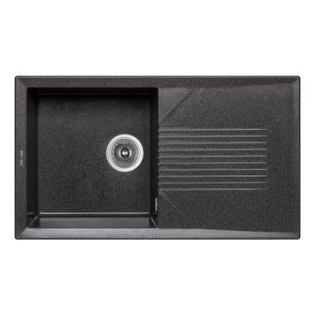 Кухонна мийка Lidz 860х500/240 GRF-13 (LIDZGRF13860500240) SD00044535 фото