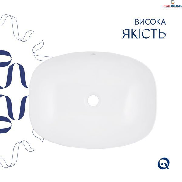 Раковина-чаша Qtap Cardinal 500х380х140 мм White QT04116302W SD00053606 фото