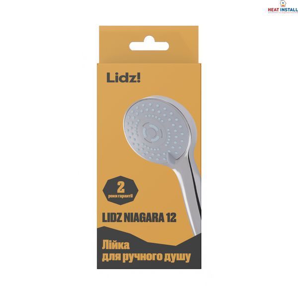 Лійка для ручного душу Лейки Lidz Niagara 12 98 мм округла LDNIA12CRM35443 Chrome SD00041547 фото