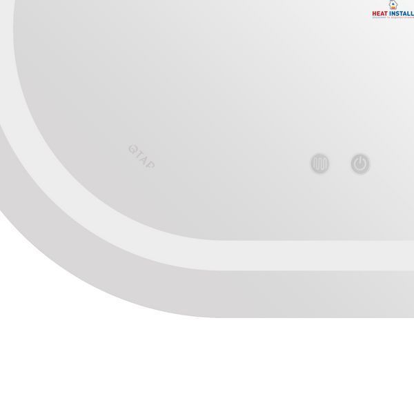 Дзеркало Qtap Gemini 650х900 з LED-підсвічуванням Touch, з антизапотіванням, з димером, рег. темп. кольору (3000-6500K) Reverse QT2578R6590 SD00052320 фото