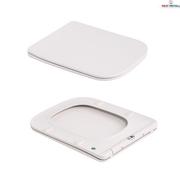 Унітаз підвісний Qtap Tern Ultra Quiet 520&times;345&times;325 мм, Marble, з сидінням Slim Duroplast / Soft-close / Quick Release QTTER26MR49002 SD00055126 фото