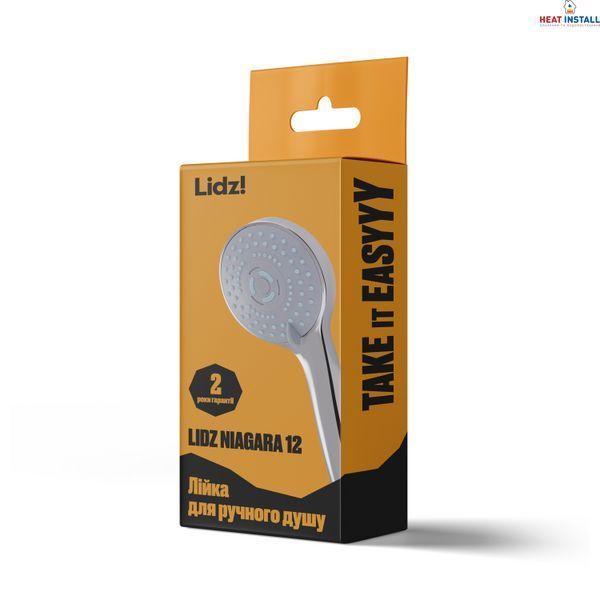 Лійка для ручного душу Лейки Lidz Niagara 12 98 мм округла LDNIA12CRM35443 Chrome SD00041547 фото