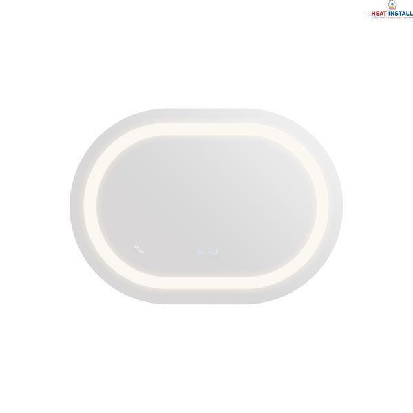 Дзеркало Qtap Gemini 650х900 з LED-підсвічуванням Touch, з антизапотіванням, з димером, рег. темп. кольору (3000-6500K) Reverse QT2578R6590 SD00052320 фото