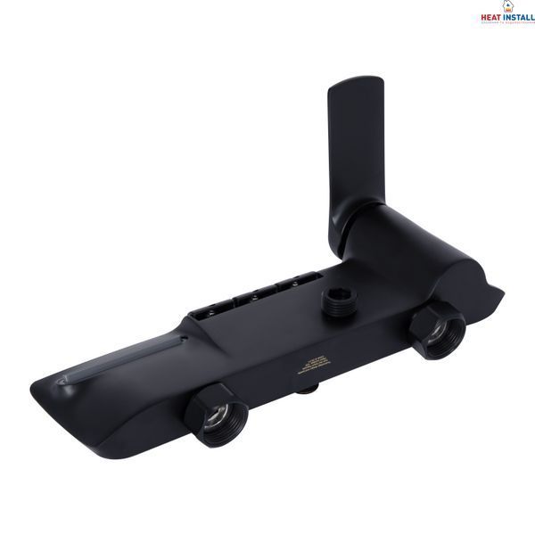 Душова система універсальна Qtap Slavonice на три споживача (з виливом) QTSLA111BLM45906 Black Matt SD00052030 фото