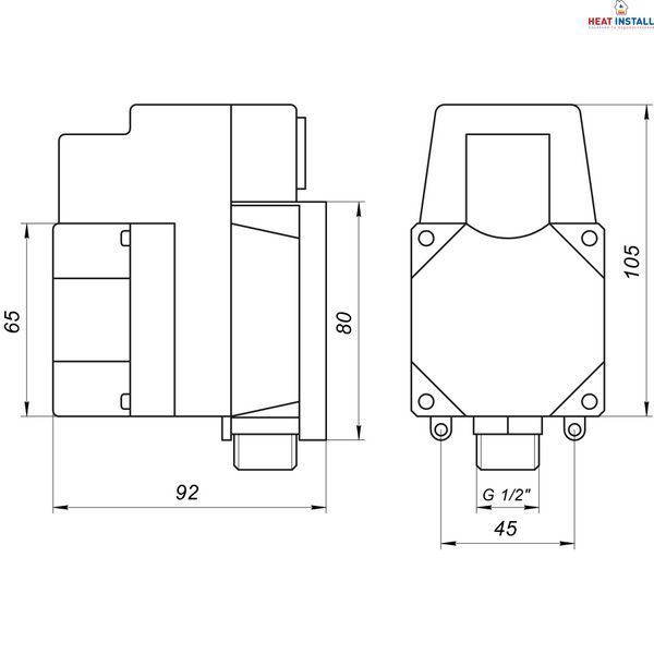 Насос підвищення тиску Optima ECO 15-15 AUTO 000021549 фото