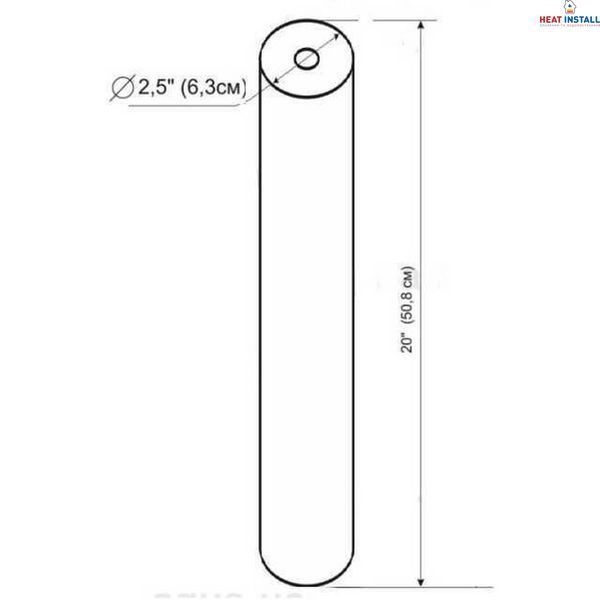 Картридж поліпропіленовий Slim line 20*2,5&Prime; Bio+ systems PP-20 (10 мкм) 000012329 фото