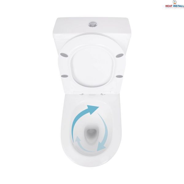 Унітаз підлоговий Qtap Jay Eco Ultra Quiet з сидінням Soft-close 640x360x835 мм QTJAY27W48749 White SD00054873 фото