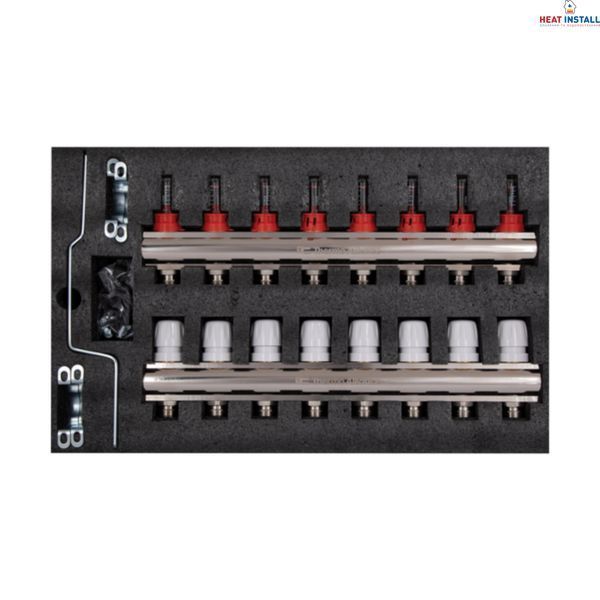 Колектор з витратомірами Thermo Alliance Standart 1" 8 виходів SD235W8 SD00021386 фото