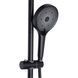 Душова система універсальна Qtap Slavonice на три споживача (з виливом) QTSLA111BLM45906 Black Matt SD00052030 фото 12