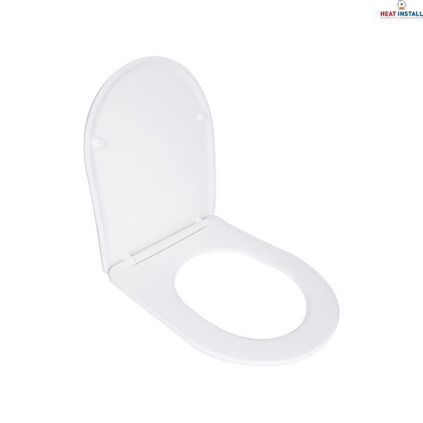 Сидіння для унітаза Qtap (Robin 490,610, Scorpio 490) з мікроліфтом Slim QTSC179W48675 SD00054799 фото