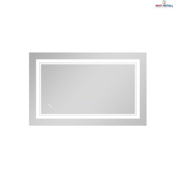 Дзеркало Qtap Cardinal (CA1) 800х500 з LED-підсвічуванням Touch, з антизапотіванням, з димером, рег. темп. кольору (3000-6500K) Reverse QT0478C5080 SD00052322 фото