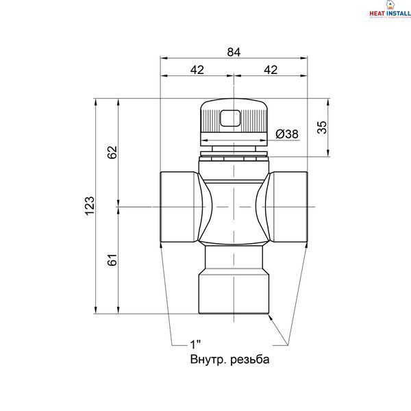 Змішувач термостатичний Icma 1" №149 SD00020436 фото