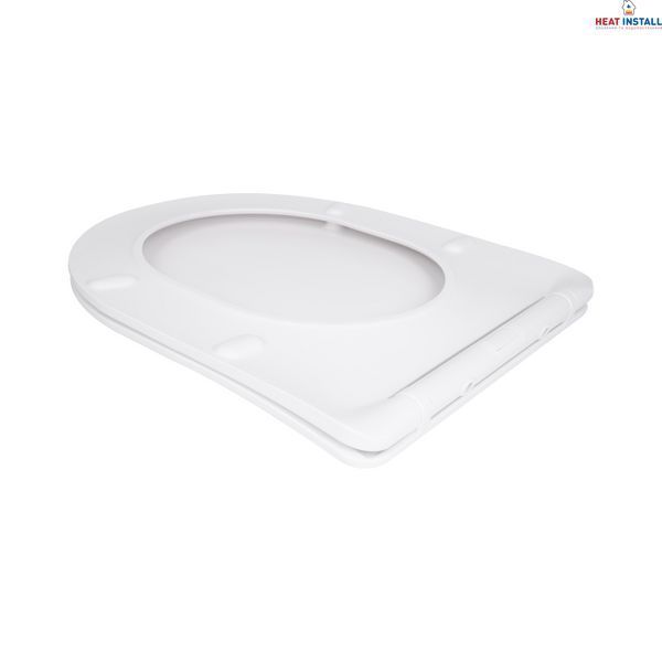 Сидіння для унітаза Qtap (Robin 490,610, Scorpio 490) з мікроліфтом Slim QTSC179W48675 SD00054799 фото