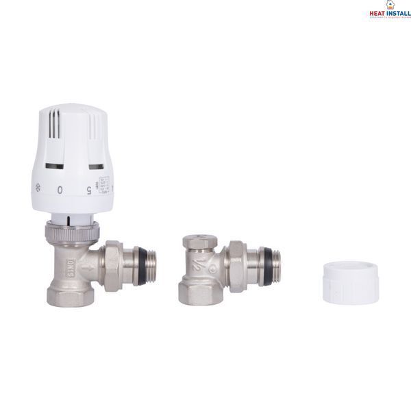 Термостатичний набір Thermo Alliance Standart кутовий 1/2" TAS352W15 SD00054399 фото