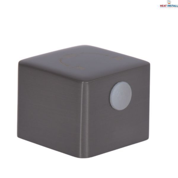 Ручка Qtap (24,1x30x30) для душової системи прихованого монтажу на три споживача Gemini Gunmetal Black PVD QTGEM241303050059 SD00056183 фото