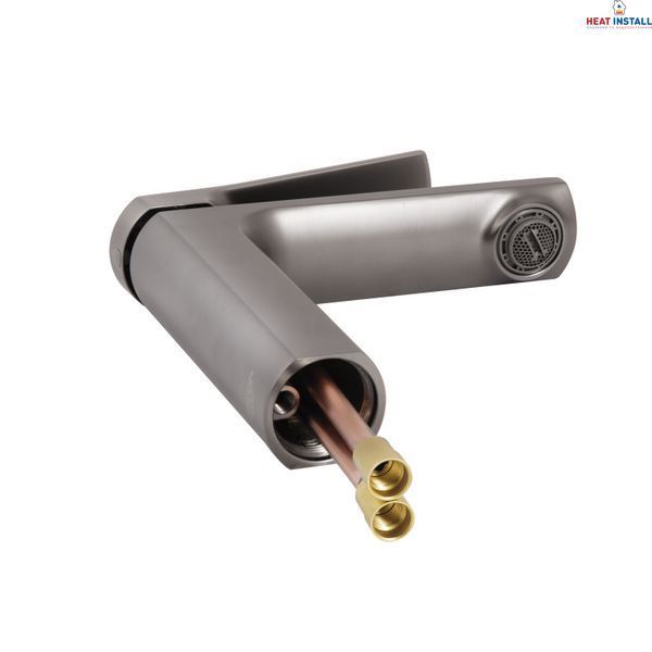 Змішувач для раковини Qtap Slavonice QTSLA270GMB45924 Gunmetal Black PVD SD00052048 фото