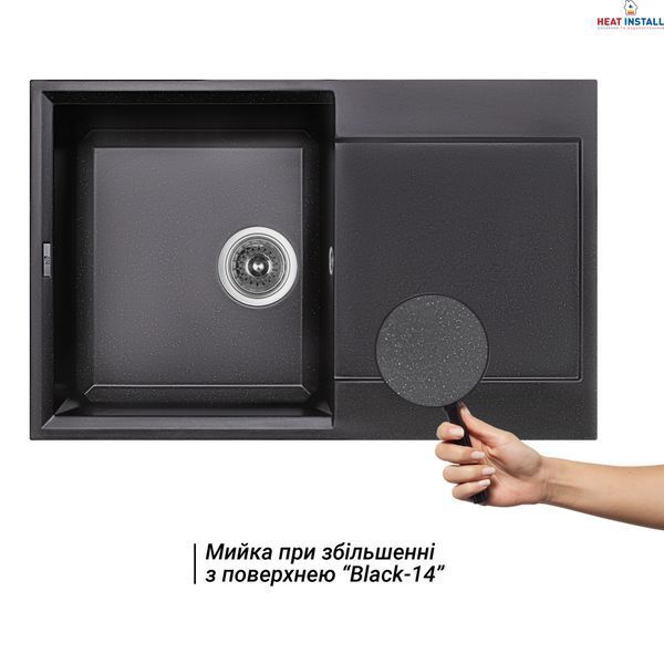 Кухонна мийка Lidz 790x495/230 BLM-14 (LIDZBLM14790495230) SD00043315 фото