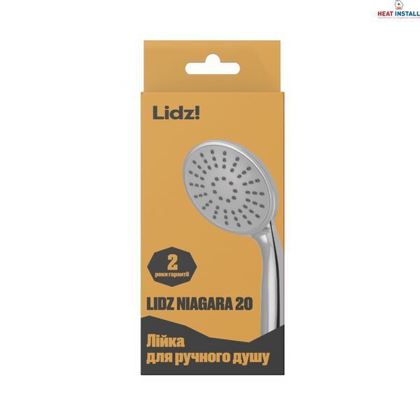 Лійка для ручного душу Лейки Lidz Niagara 20 80 мм округла LDNIA20CRM35448 Chrome SD00041552 фото