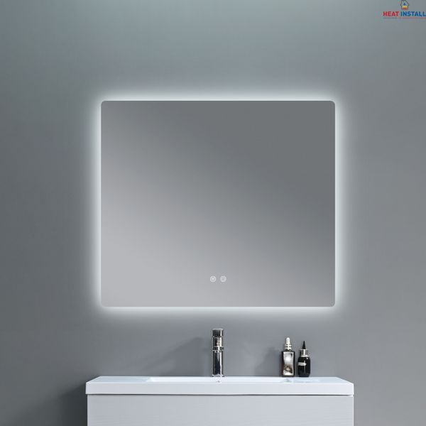 Дзеркало Qtap Taurus (TA2) 800&times;600 мм з LED-підсвічуванням Touch, з антизапотіванням, з димером, рег. темп. кольору (3000-6500K) QTTAU8006004895 SD00055077 фото