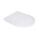 Сидіння для унітаза Qtap (Robin 490,610, Scorpio 490) з мікроліфтом Slim QTSC179W48675 SD00054799 фото 1