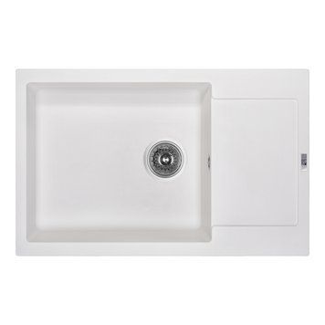 Кухонна мийка Lidz 781x510/200 WHI-01 (LIDZWHI01781510200) SD00044537 фото