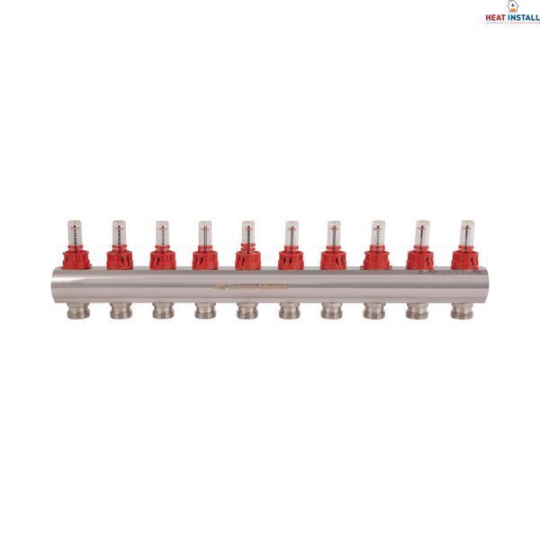 Колектор з витратомірами Thermo Alliance Standart 1" 10 виходів SD235W10 SD00021388 фото