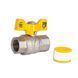 Кран кульовий Thermo Alliance Forte 1/2" ВР для газа (метелик) SF602G15 SD00010576 фото 1