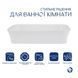Комплект Qtap Virgo N: Раковина накладна 560x380x130 мм, White, прямокутна + Донний клапан Pop-up PU02 SD00054586 фото 2
