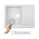 Кухонна мийка Lidz 650x500/200 WHI-01 (LIDZWHI01650500200) SD00039784 фото 4