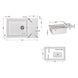 Кухонна мийка Lidz 781x510/200 WHI-01 (LIDZWHI01781510200) SD00044537 фото 2