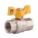 Кран кульовий Thermo Alliance Forte 1/2" ВР для газа (метелик) SF602G15 SD00010576 фото 3