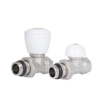 Комплект радіаторних кранів Thermo Alliance Standart 1/2" ВН прямий TAS230W15 SD00053599 фото